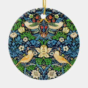 Décoration En Céramique Art Nouveau Motif de tapisserie d'oiseaux et de fl