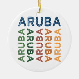 Décoration En Céramique Aruba Cute Coloré