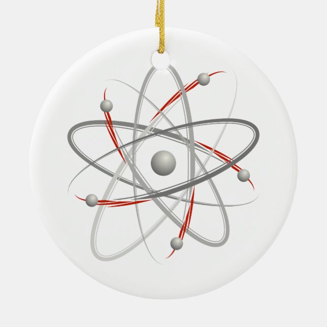 Décoration En Céramique Atom (002) (Dos)