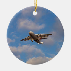 Décoration En Céramique Atterrissage d'un jet Avro RJ85