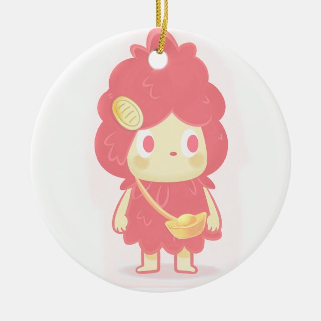 Décoration En Céramique Attirer de la richesse (Devant)