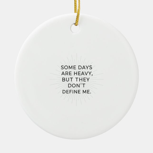 Décoration En Céramique Au-delà des jours difficiles (Devant)