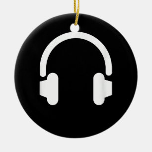Décoration En Céramique Audio Engineer Audiophile Dj Music Lover casque