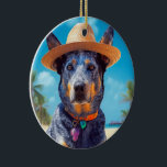 Décoration En Céramique Australian Cattle on Beach, cadeau d'été des amour<br><div class="desc">Vous cherchez un cadeau d'été parfait pour un amoureux des chiens? Ne cherchez pas plus loin que ce magnifique Chien sur la scène de plage design! Ce design accrocheur saisit l'esprit ludique de cette race bien-aimée qui frôle le sable et prend le soleil et le surf. Avec ses couleurs vives...</div>