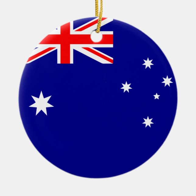 Décoration En Céramique Australie Drapeau en céramique (Devant)