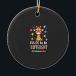 Décoration En Céramique Autism Awareness Cute Giraffe Animal Its Ok To Be<br><div class="desc">Autism Awareness Cute Giraffe Animal Its Ok To Be Different T-Shirt (2)</div>