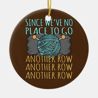 Décoration En Céramique Autre Tricot de rangée Crochet de l'artisan