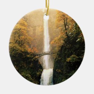Décoration En Céramique Autumn at Multnomah Falls