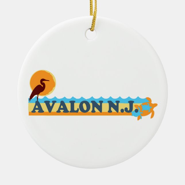 Décoration En Céramique Avalon. (Devant)