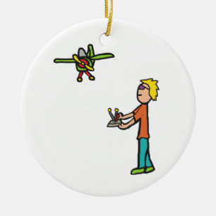 Décoration En Céramique Avion de modèle RC