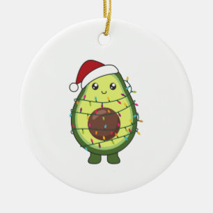 Décoration En Céramique Avocado illuminations de Noël Drôle Avocados