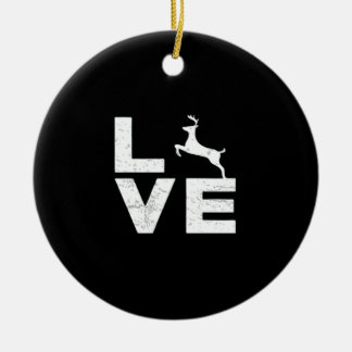 Décoration En Céramique Awesome Deer Lover Trendy Aesthetic DesignOrnament