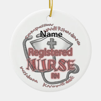 Décoration En Céramique axiome d'infirmière en soins infirmiers diplômée d