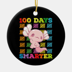 Décoration En Céramique Axolotl 100 jours plus intelligent 100e jour d'éco