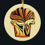 Décoration En Céramique Babka Chocolat Pain tranche Pain Pain Pain Boulet<br><div class="desc">Design présente une illustration originale d'une tranche de pain babka au chocolat, un pain tressé sucré populaire en Israël, en Pologne, en Ukraine et en Europe de l'Est, ainsi que dans la cuisine juive américaine. Un pain de babka est un aliment de base de la boulangerie classique ! Idéal pour...</div>