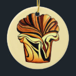 Décoration En Céramique Babka Chocolat Pain tranche Pain Pain Pain Boulet<br><div class="desc">Design présente une illustration originale d'une tranche de pain babka au chocolat, un pain tressé sucré populaire en Israël, en Pologne, en Ukraine et en Europe de l'Est, ainsi que dans la cuisine juive américaine. Un pain de babka est un aliment de base de la boulangerie classique ! Idéal pour...</div>