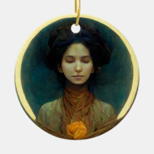 Décoration En Céramique Bague De Lumière 2 Imaginaire Sci-fi