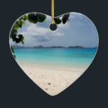 Décoration En Céramique Baie Lune de miel, St. John USVI<br><div class="desc">Baie de Lune de miel,  St John États-Unis Vierges</div>