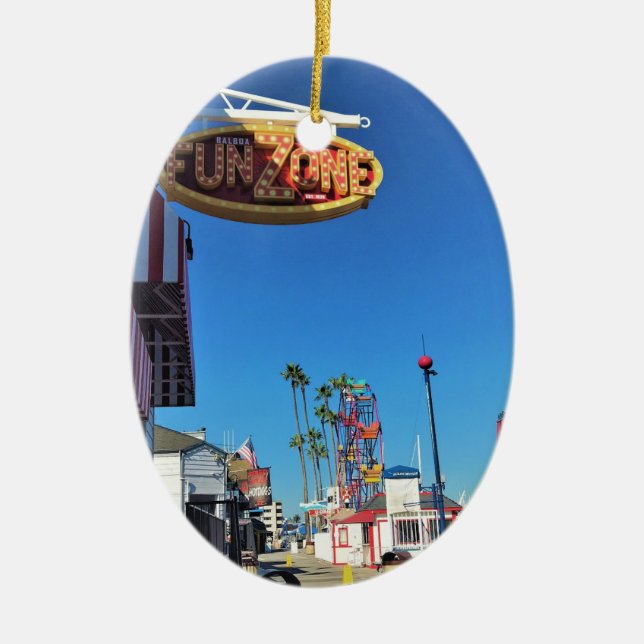 Décoration En Céramique Balboa Fun Zone, Newport Beach, Californie (Devant)