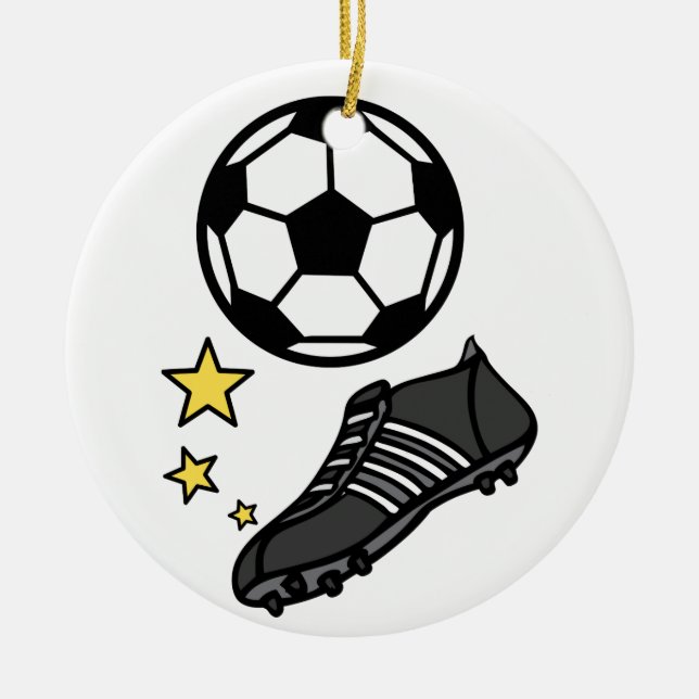 Décoration En Céramique Balle et chaussures (Devant)