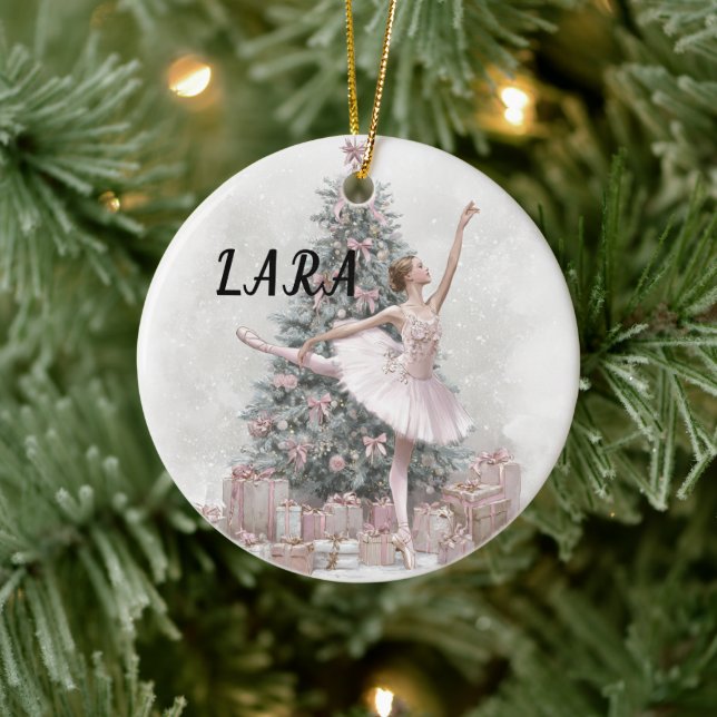 Décoration En Céramique Ballerina Christmas Ornament – Add Your Name (Arbre)