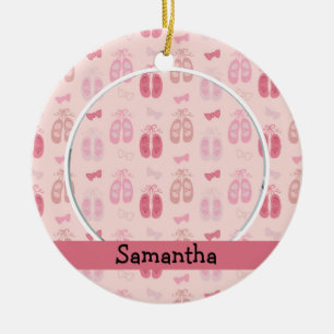 Décoration En Céramique Ballerina Dancer Photo Holiday monogram