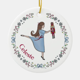 Décoration En Céramique Ballet Casse-Noisette Personnalisé Noël Classique
