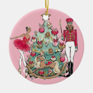 Décoration En Céramique Ballet de Nutcracker afro-américain personnalisé