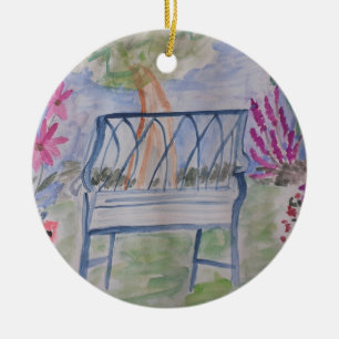 Décoration En Céramique Banc d'été en céramique