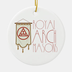 Décoration En Céramique Bannière Freemason Royal Arch