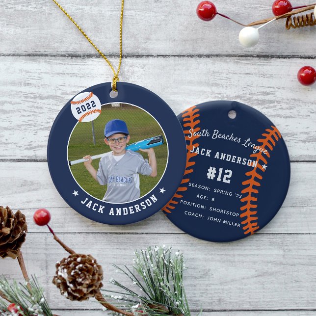 Décoration En Céramique Base-ball de Personalized (Créateur téléchargé)