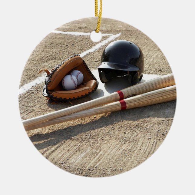 Décoration En Céramique Baseball 11 (Devant)