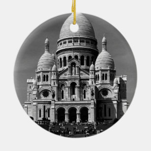 Décoration En Céramique Basilique du Sacré-Cœur de Paris vintage France