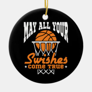 Décoration En Céramique Basket-ball amusant Que tous vos Swish deviennent