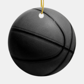 Décoration En Céramique Basket-ball noir et blanc
