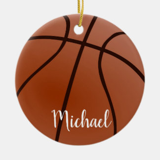 Décoration En Céramique Basketball Artework Votre nom Personnalisé