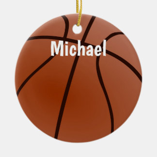 Décoration En Céramique Basketball Artework Votre nom Personnalisé