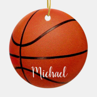 Décoration En Céramique Basketball Sport - Basket Ball Your Name