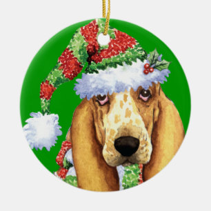Décoration En Céramique Basset heureux de Howliday