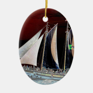 Décoration En Céramique Bateaux à voile