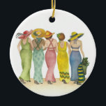 Décoration En Céramique Beach Babes<br><div class="desc">Pour toutes mes aquarelles originales dans la boutique, j'utilise la palette limitée. Rouge, Jaune, Bleu. Cela produit toutes les teintes et les teintes que vous voyez dans mes peintures. L'aquarelle transparente rouge, jaune et bleu dans les tons chauds et cool peut être mélangée pour obtenir n'importe quelle couleur dans le...</div>