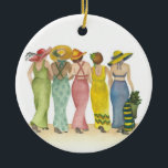 Décoration En Céramique Beach Babes<br><div class="desc">Pour toutes mes aquarelles originales dans la boutique, j'utilise la palette limitée. Rouge, Jaune, Bleu. Cela produit toutes les teintes et les teintes que vous voyez dans mes peintures. L'aquarelle transparente rouge, jaune et bleu dans les tons chauds et cool peut être mélangée pour obtenir n'importe quelle couleur dans le...</div>