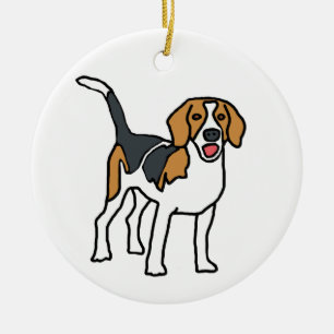 Décoration En Céramique Beagle
