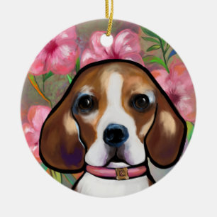 Décoration En Céramique Beagle