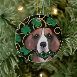 Décoration En Céramique Beagle