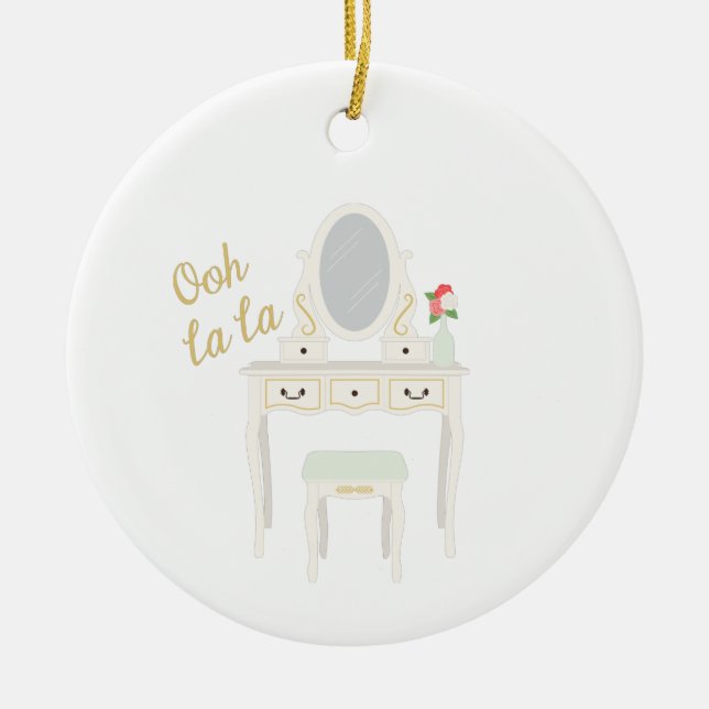 Décoration En Céramique Beauté Vanity (Devant)