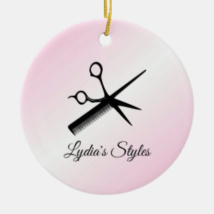 Décoration En Céramique Beauticier Design rose personnel