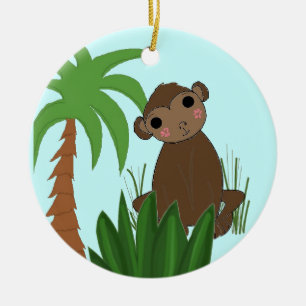 Décoration En Céramique Bébé singe