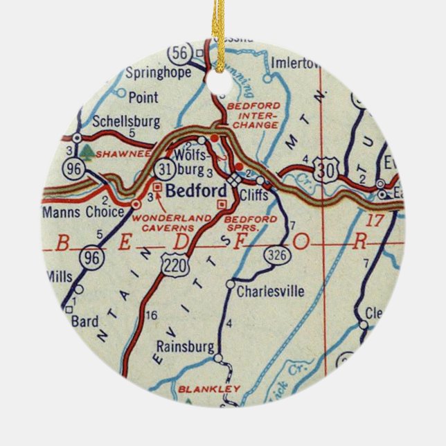 Décoration En Céramique Bedford PA (Dos)