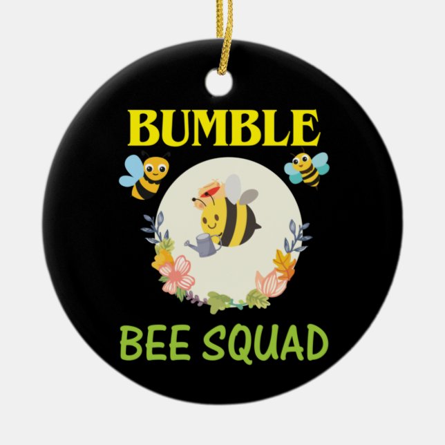 Décoration En Céramique Beekeeper Art Bumble Bee Squad (Devant)